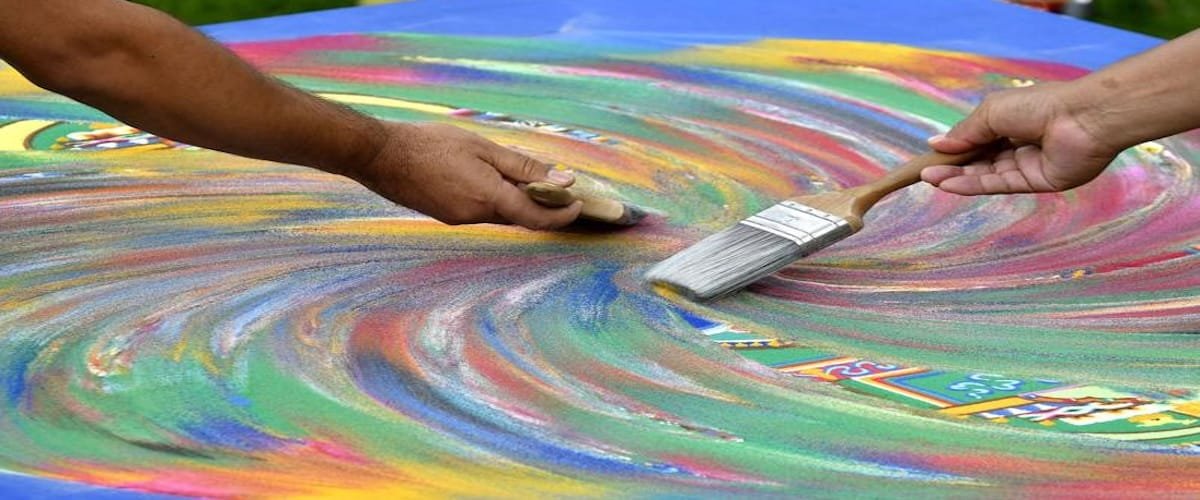 Digital Sand Painting